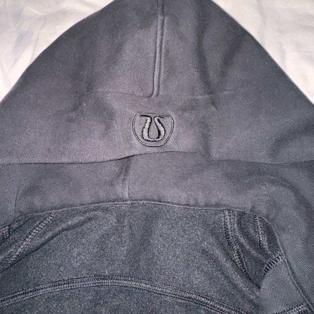 Lululemon Scuba Long Black Half-Zip Hoodie - Picture 4 of 7
